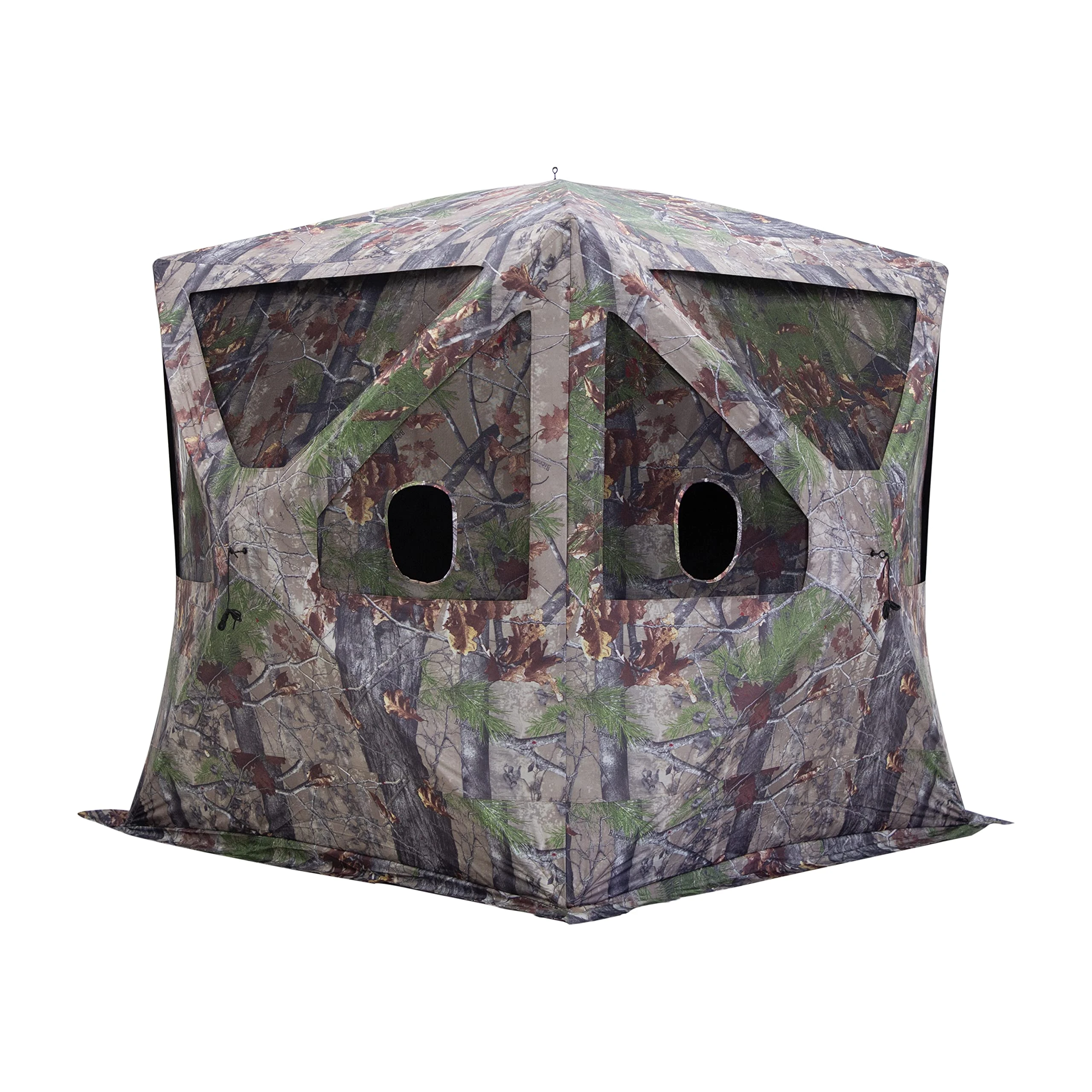 Barronett Big Cat Ground Hunting Blind, 3 Person Pop Up Portable, Backwoods Camo BC350BW