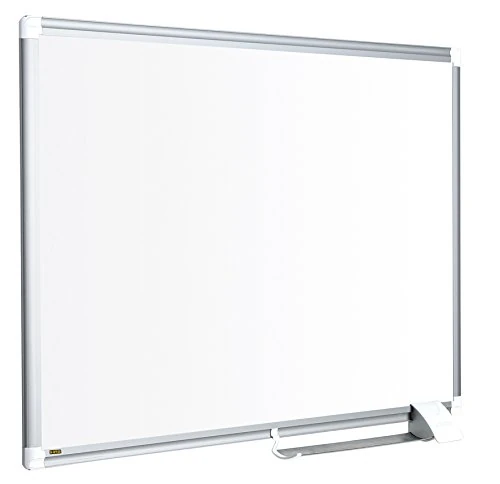 Bi-Office New Generation Maya Non-Magnetic Whiteboard with Aluminium Frame White 180 x 120 cm White