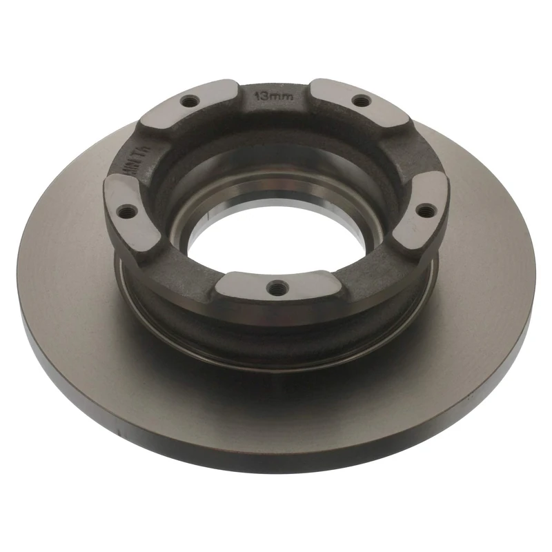 febi bilstein 40783 Brake Disc Set with ABS pulse ring (2 Brake Disc) rear, full, No. of Holes 5