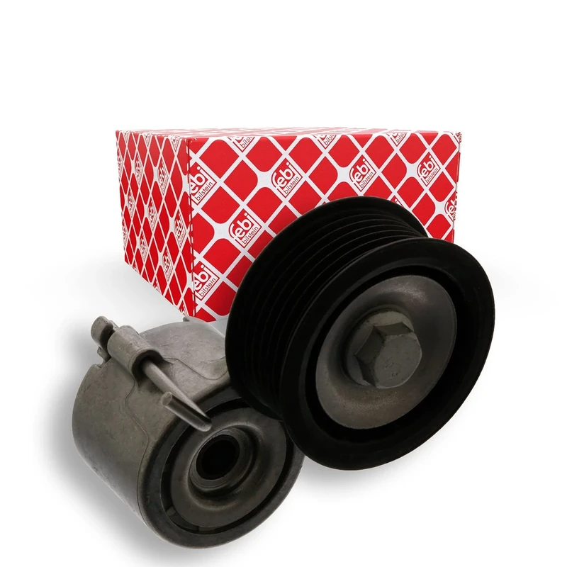 febi bilstein 43787 Tensioner Assembly for auxiliary belt, pack of one