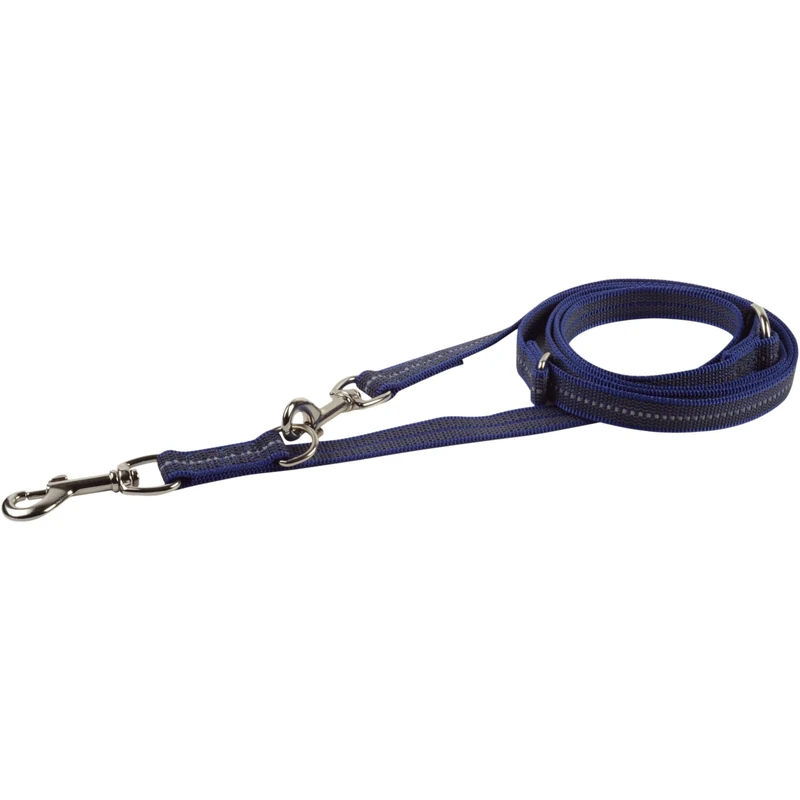 SPRENGER Rubber Lead Lead 3 Way Adjustable Blue 2.3 Medium for Dogs
