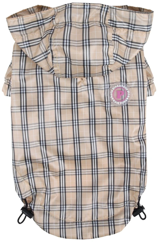 Pinkaholic New York NAPA-RM7122 Dog Rain Coat, Dog Outfit Jacket, S, Beige