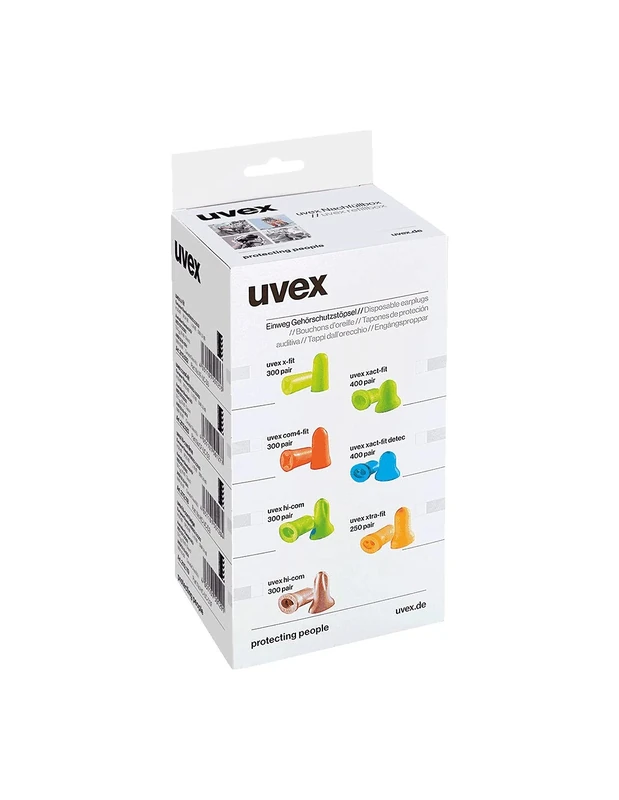 Uvex 2112 118 geformte Ohrstöpsel Spender Refill snr24 (300 Stück) - Image 1
