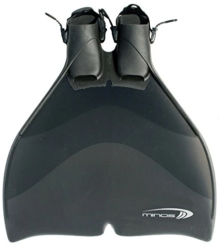 Sweam - Monofin adjustable Black color, UK size 10/13 - Image 1