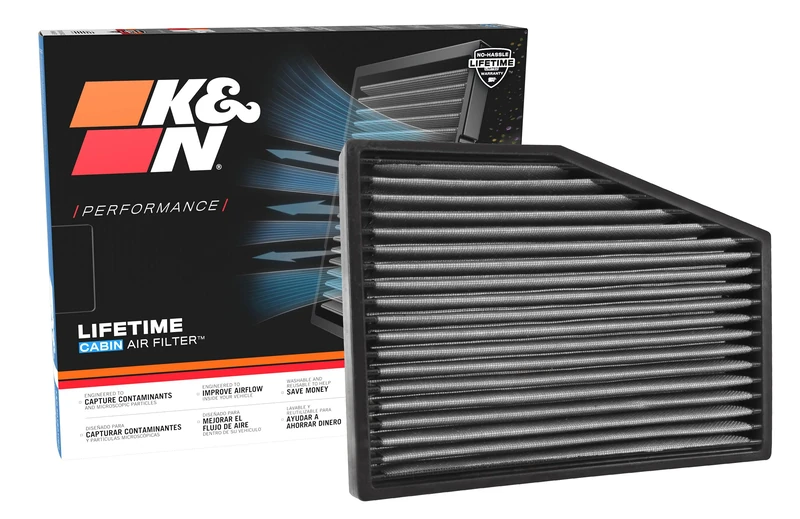 K&N Cabin air filter compatible with Audi, Seat, Skoda, Volkswagen (VF3013), Weiß