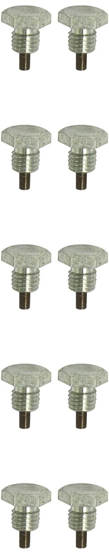 KS Tools Oil Drain Plug, External Hexagonal 24 mm, UNC 5/8 inch (9.5 mm) x 11g x 16 mm Pack of 10 430.1171