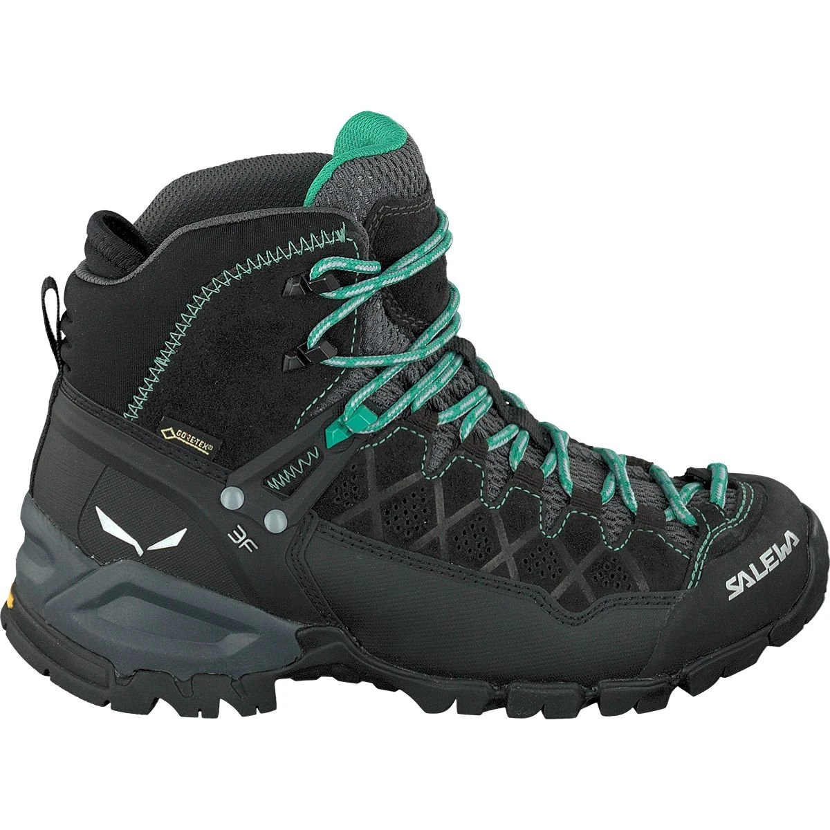 Salewa Ws Alp Trainer Mid Gtx, Black Out/Agata, 5.5, Female