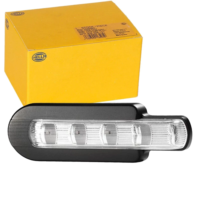 HELLA 2BM 011 788-001 Auxiliary Indicator - LED - 24V - mounting/Screw Connection - Lens Colour: Crystal clear - LED colour: Yellow - Plug: AMP - Lateral Mounting - Quantity: 1