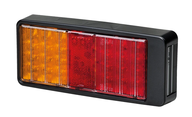 HELLA VALUEFIT 2VA 357 020-011 Rearlight - LED - 12/24V - mounting/Bolted - Lens Colour: Red/Yellow - Plug: open cable ends - right/left - Quantity: 1