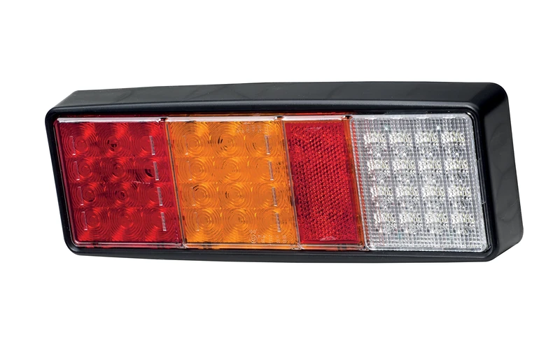 HELLA VALUEFIT 2VP 357 019-001 Rearlight - LED - 12/24V - mounting/Bolted - Lens Colour: Multi-coloured - Plug: Blade Terminal - right/left - Quantity: 1