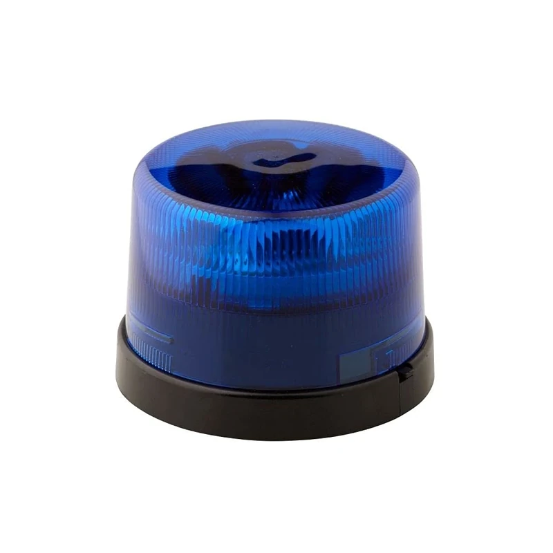 HELLA 2RL 011 484-101 LED-Rotating Beacon - KL 7000 - 12/24V - Blue - mounting/Bolted - Cable: 200mm - Plug: Blade Terminal