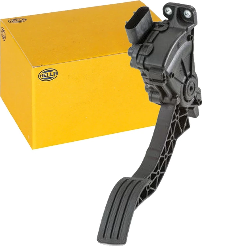 HELLA 6PV 010 946-161 Sensor, accelerator pedal position - for right-hand drive vehicles - 6-pin connector - Manual Transmission