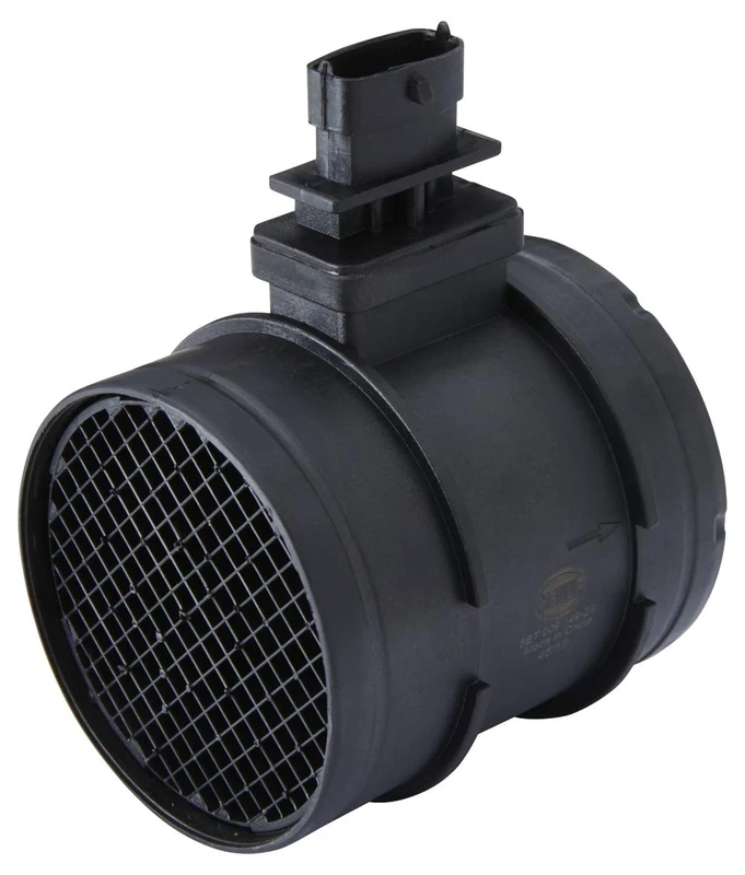 HELLA 8ET 009 149-281 Air Mass Sensor - 4-pin connector - Pipe-neck