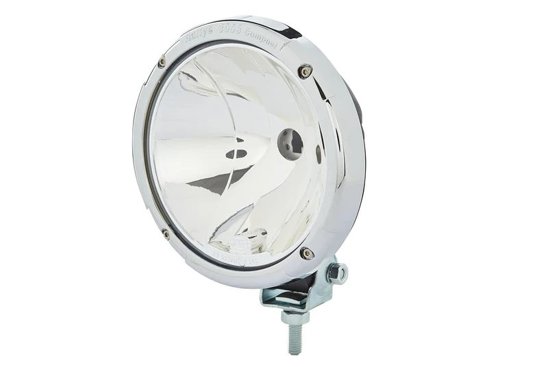 HELLA 1F3 010 119-111 Halogen-Spotlight - Rallye 3003 Compact - 24/12V - Round - Reference number: 37.5 - Bolted - Clear diffusing lens - Lens Colour: Crystal clear - left/right