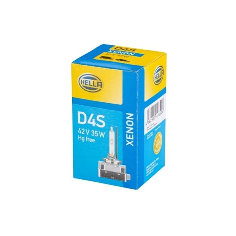 HELLA 8GS 007 949-311 Bulb - D4S - Xenon up to 4300 Kelvin - 42V - 35W - Socket Type: P32d-2-5 - Box - Quantity: 1