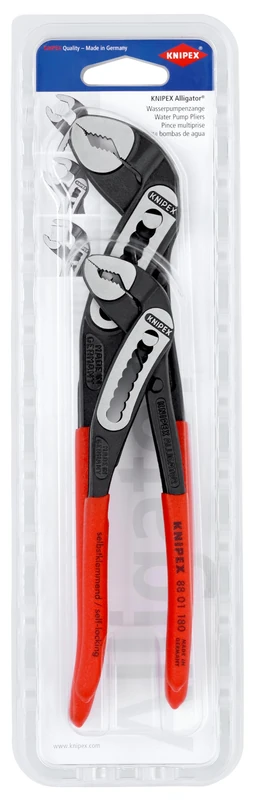 KNIPEX Set of Pliers 1 x 88 01 180, 1 x 88 01 250 in Blister, 00 31 20 V02 - Image 1