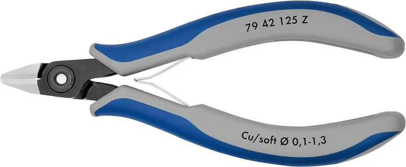 KNIPEX Precision Electronics Diagonal Cutter with Multi-Component Handles 125 mm, 79 42 125 Z