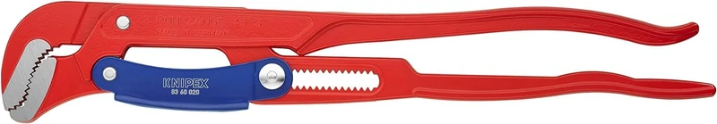 KNIPEX Pipe Wrench S-Type with Fast Adjustment red Powder-Coated 560 mm, 83 60 020 - Image 1
