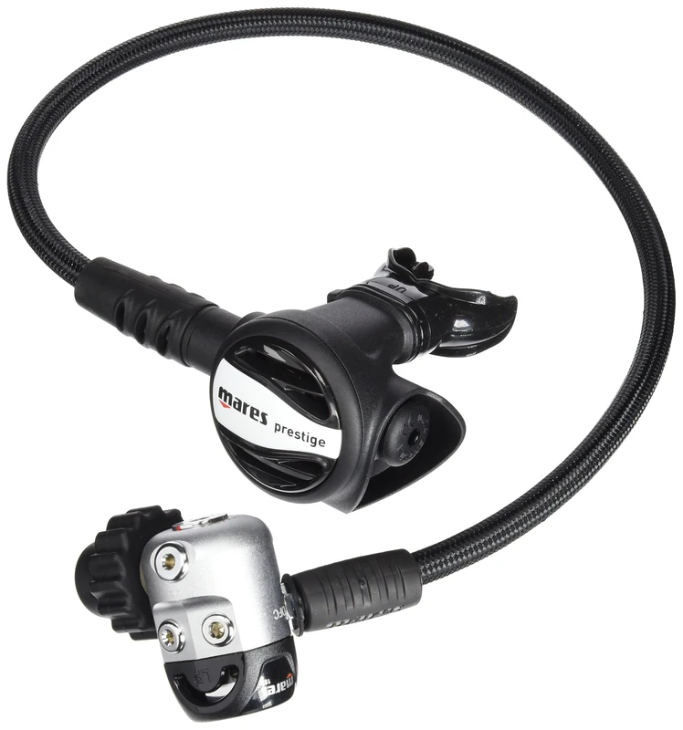 Mares Prestige 15X Regulator - Black/White/BKWH, Size DIN DINBKWH