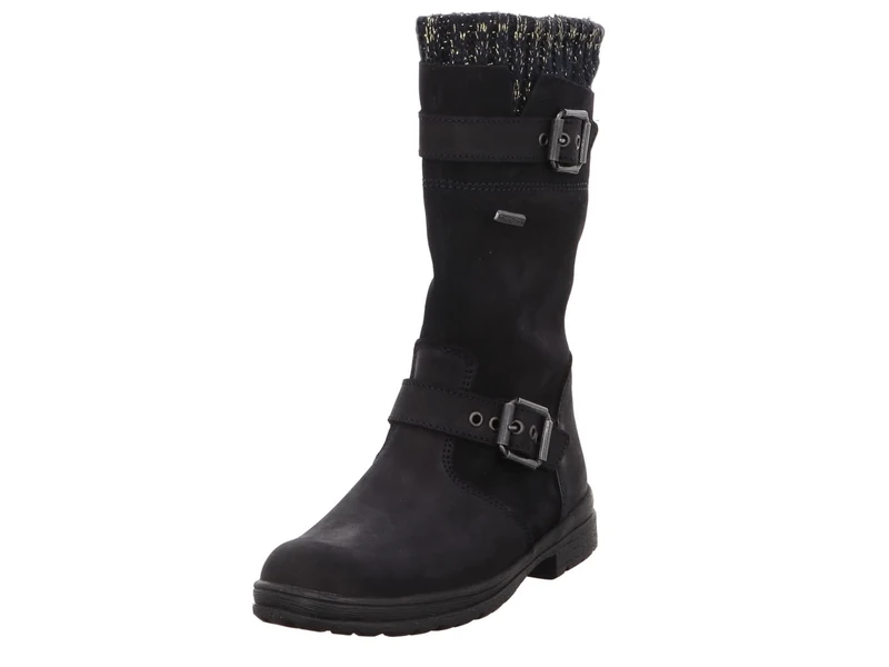 Däumling Marco RV - Alia RV, Girls' Warm lined classic boots long length, Blue (denver Ozean 47), 4 UK (31 EU)