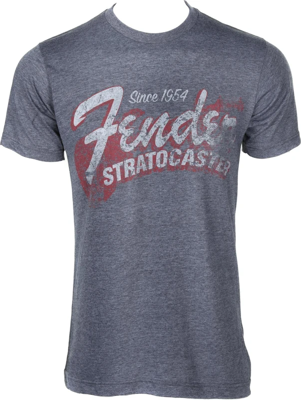 Fender Since 1954 Strat T-Shirt Blue XL 9101290687 - Image 1