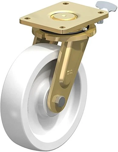 Blickle LS-SPO 250G-RI4 Swivel Caster, 9.84" Wheel Diameter, 4400 lb. Load Capacity