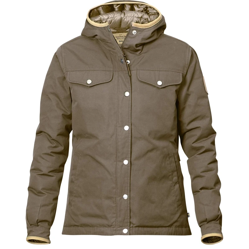 Fjallraven Women's Greenland No. 1 Down Jacket, Large, Taupe