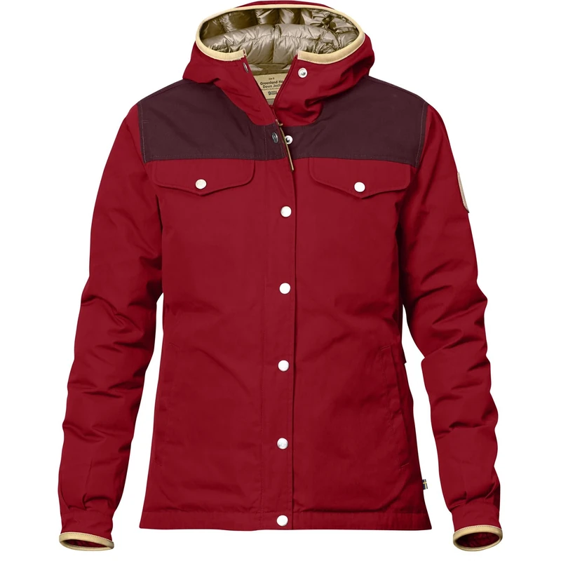 Fjallraven Women's Greenland No. 1 Down Jacket, Large, Deep Red