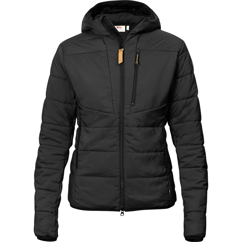 Fjallraven Women's Keb Padded Hoodie W Sport Jacket, Black, M UK