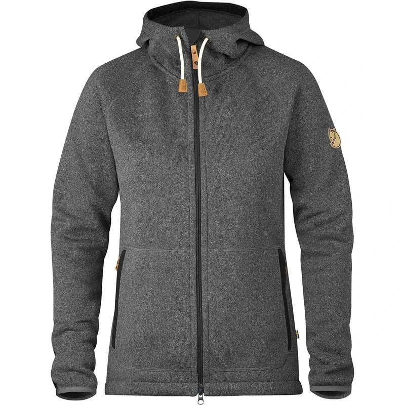 Fjallraven Övik Fleece Hoodie W Sweatshirt - Grey, X-Large