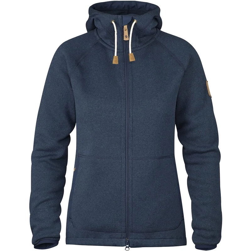 Fjallraven Women Ovik Hoodie - Navy, Medium - Fleece Jacket