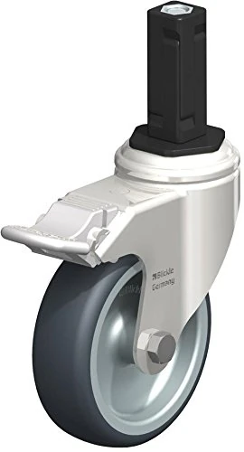 Blickle LKRXA-TPA 101G-11-FI-EXV13 Swivel Caster, 3.94" Wheel Diameter, 242 lb. Load Capacity