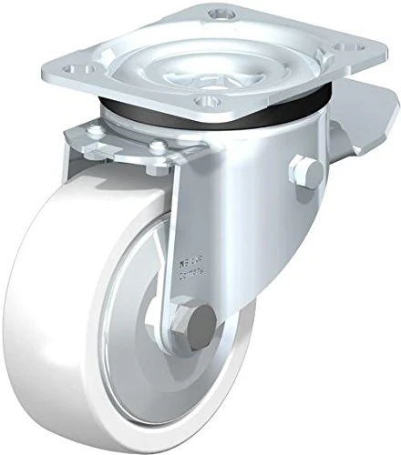 Blickle LK-SPO 100K-1-ST-FA Swivel Caster, 3.94" Wheel Diameter, 770 lb. Load Capacity