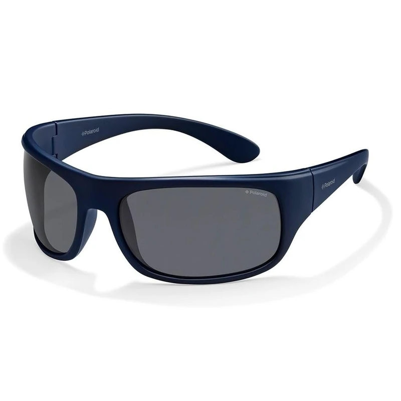 Polaroid Unisex 7886 Sunglasses, Matte Dark Blue/Grey Polarized, 66 UK