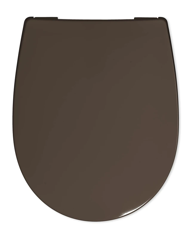 HARO Passat C0202Y 530965 Toilet Seat with SoftClose Lid and Excenter Hinge Made from Stainless Steel, Pack of 1, Bali Brown
