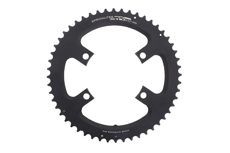 Spécialités TA X110 4 Arm 11 Speed Chainring, Black, Outer 50t