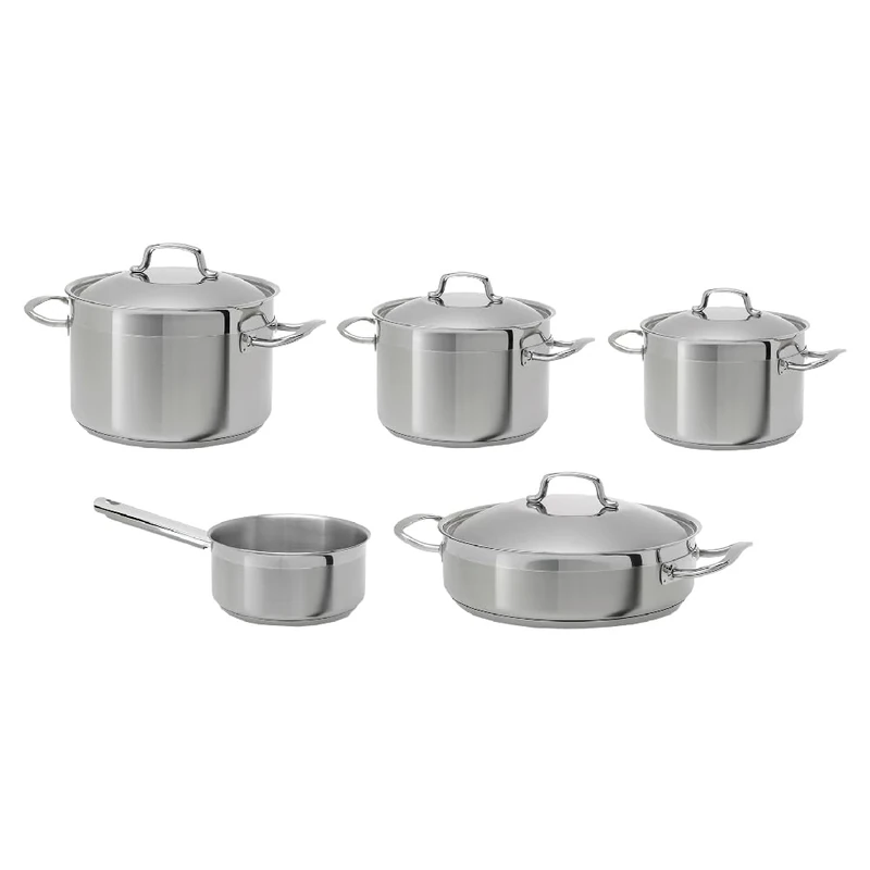 Teka 9 Piece Kitchen Set | Stainless Steel | 56.5 x 31 x 25.2 cm, 156.00, Standard