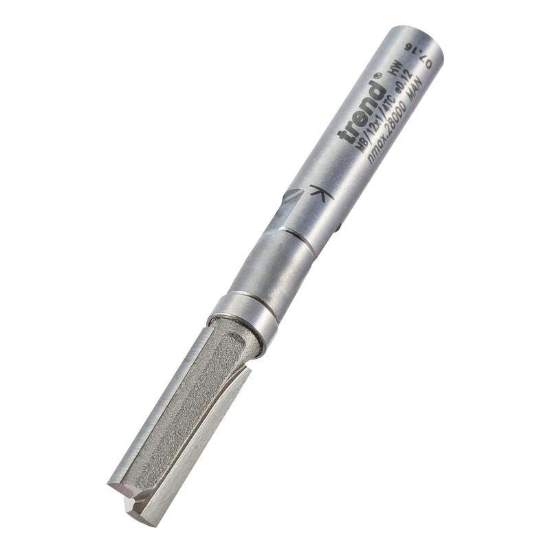 Trend Professional Miniature Profiler Router Cutter Bit, 1/4 Inch Shank, 6.3mm Cut Diameter & 19mm Cut Length, Tungsten Carbide Tipped, MB/12X1/4TC