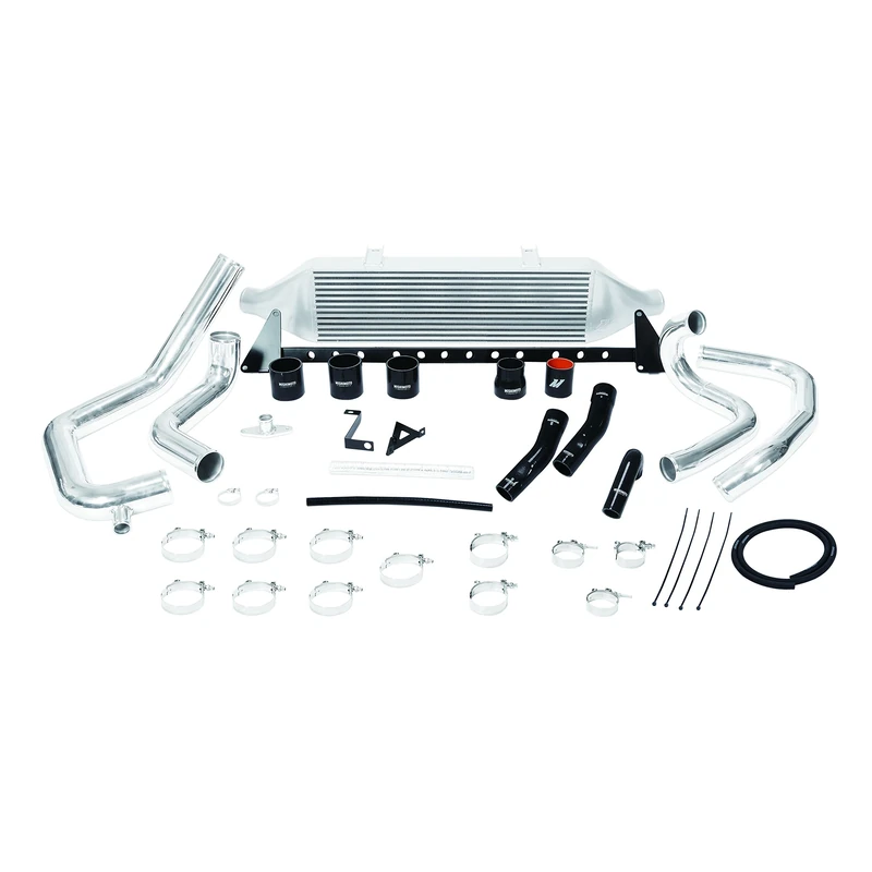 Mishimoto MMINT-STI-08SL Front-Mount Intercooler Kit Compatible With Subaru STI 2008-2014 Silver