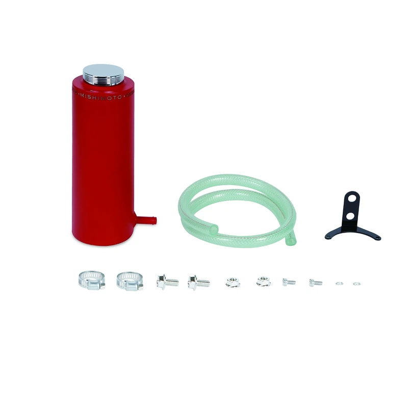 Mishimoto MMRT-CAWRD Aluminum Coolant Reservoir Tank, Wrinkle Red