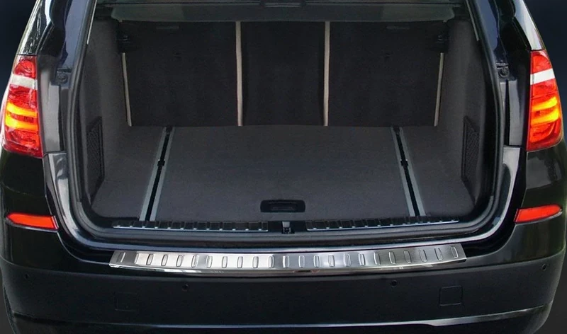 Stainless Steel Rear Bumper Protector Compatible with BMW X3 F25 Facelift 2014-2017