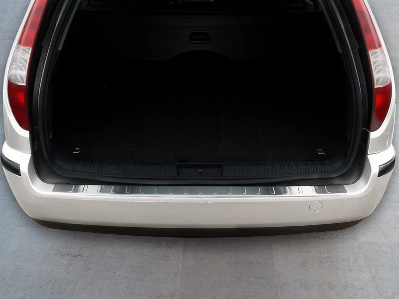 Avisa Stainless Steel Rear bumper protector compatible with Ford Mondeo Wagon 2000-2007 'Ribs'
