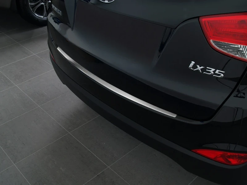 Avisa Stainless Steel Rear Bumper Protector Compatible with Hyundai ix35 2010-
