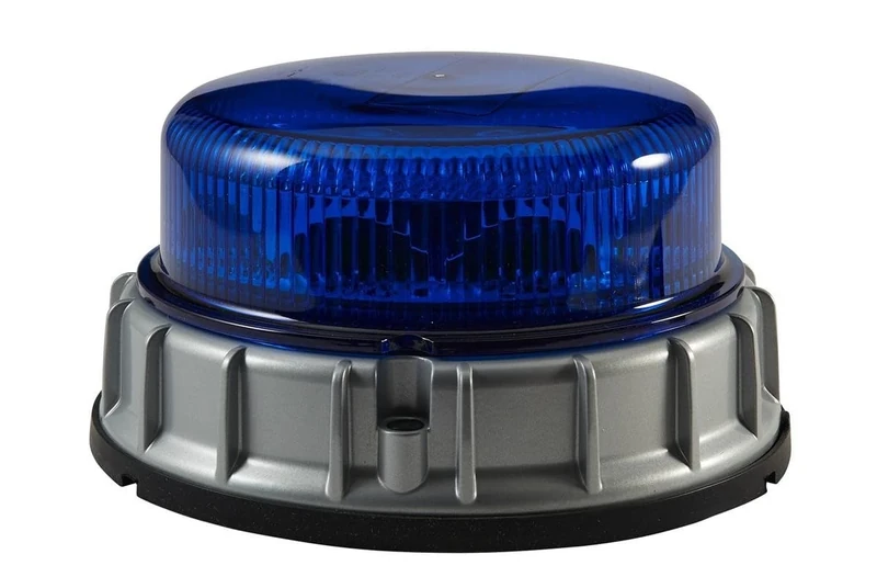 HELLA 2XD 011 557-111 LED-Strobe-type Beacon - K-LED 2.0 F - 12/24V - Blue - mounting - Cable: 1450mm - Plug: open cable ends