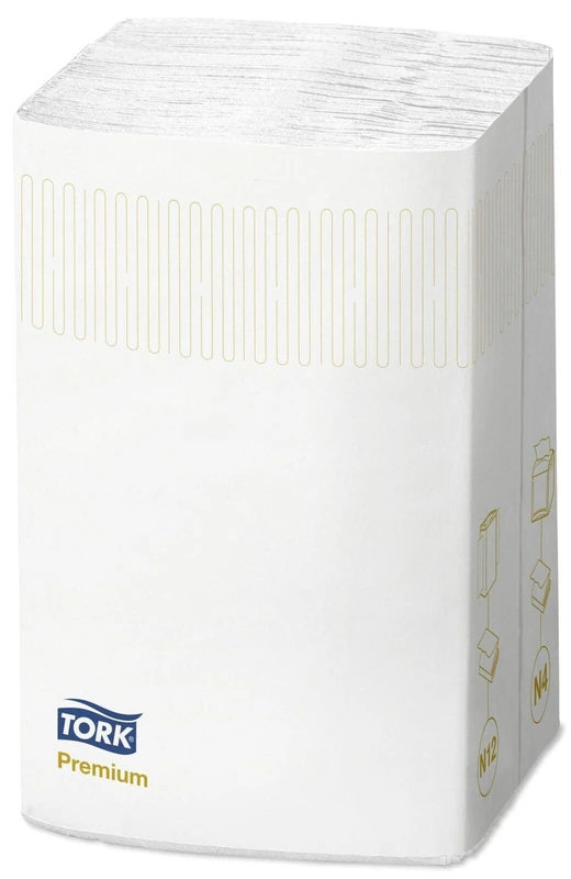 Tork Xpressnap 2-Ply Napkin, 2 Fold, White, Pack of 1000 SCA53991,213 x 165mm