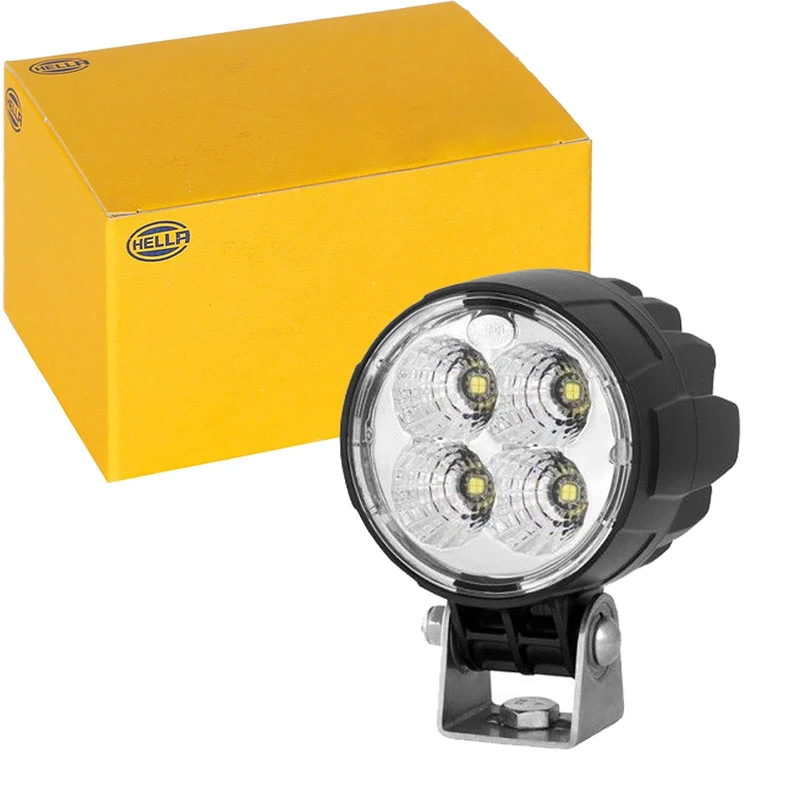 HELLA 1G0 996 263-051 LED-Worklight - Modul 90 - 24/12V - Bolted/mounting - Swivelling Mounting Bracket - Long-range illumination - Plug: DEUTSCH plug