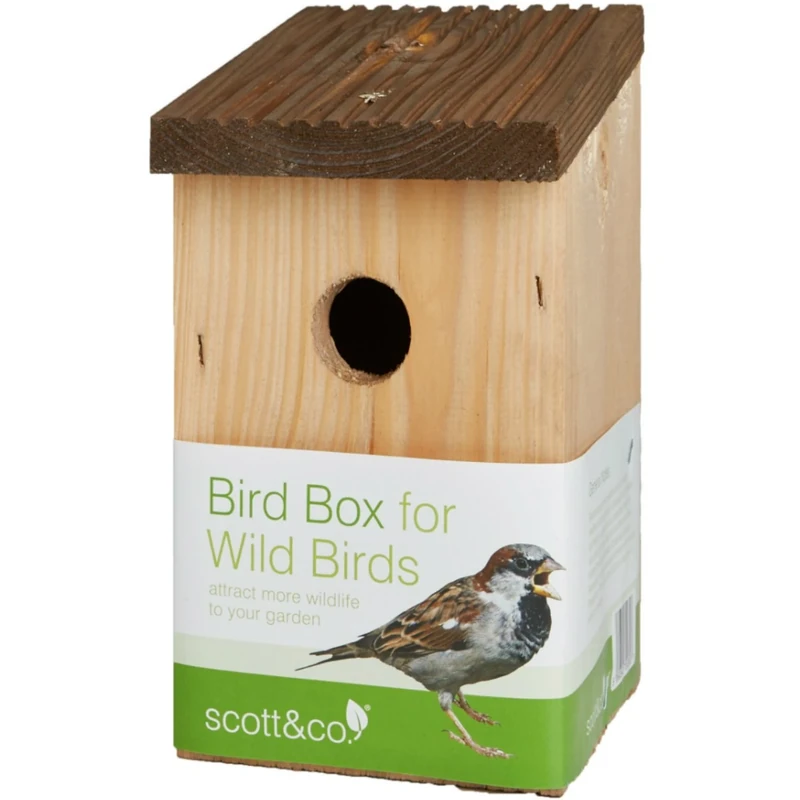 Scott & Co Bird Nest Box - Ideal Gardening Gift
