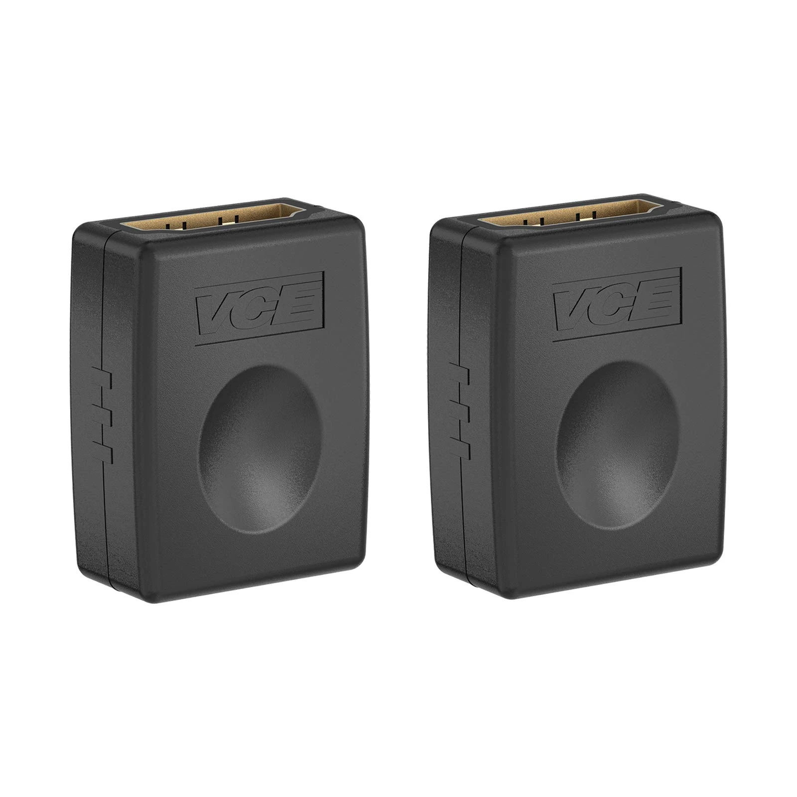 VCE HDMI Coupler 3D 4K HDMI Female to Female Extension Adapter 2 Pack