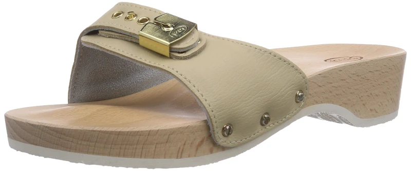 Scholl SS16 Pescura Heel Sandals for Women, Size 40, Sand