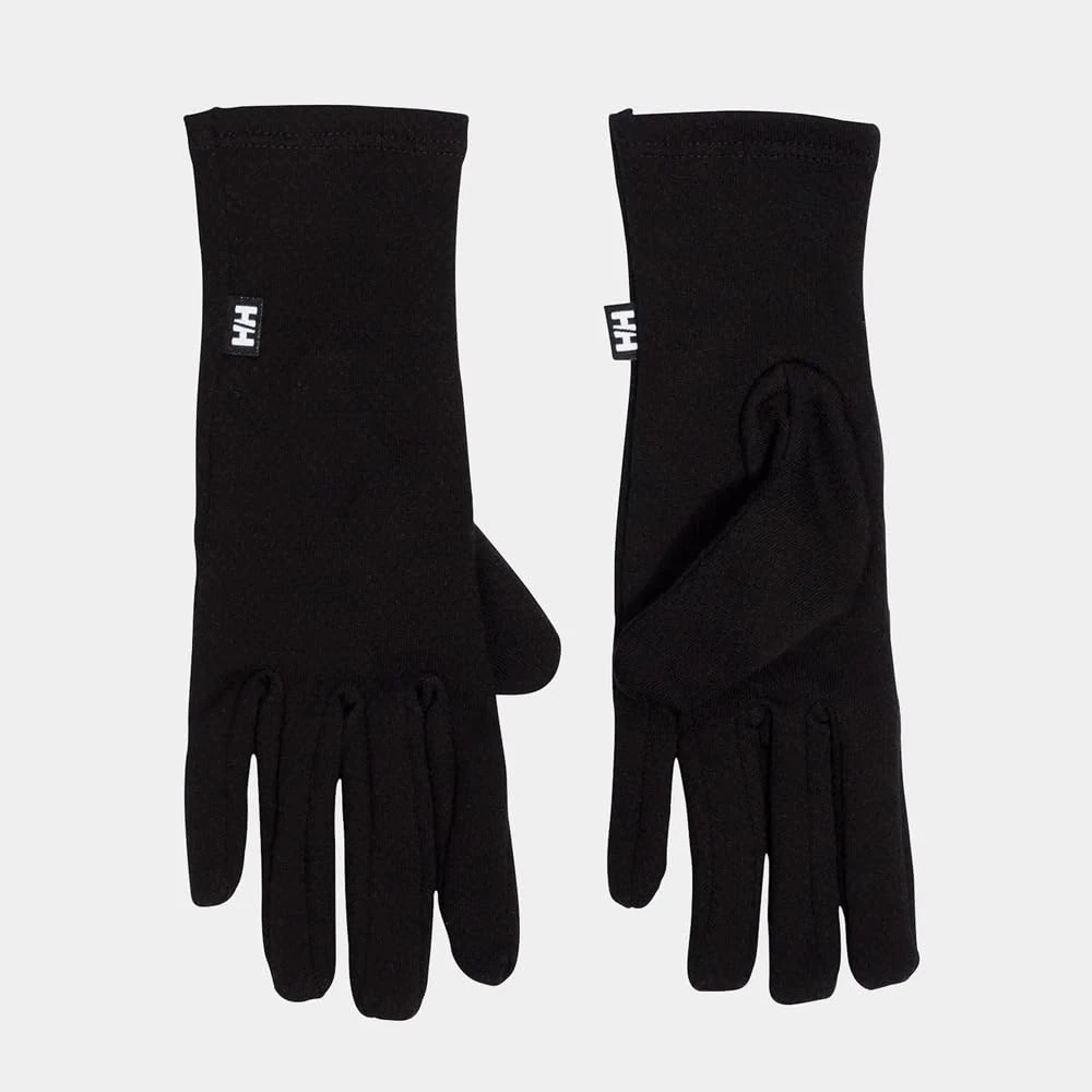 Helly Hansen Unisex HH Lifa Merino Glove Liner, Black, L